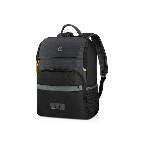 Рюкзак WENGER Move 16", чёрный, переработанный ПЭТ, 33 x 19 x 44 см, 22 л