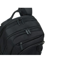 Рюкзак TORBER МЕГАПОЛИС с отделением для ноутбука 16", чёрный, полиэстер, 47 х 34 x 28 см