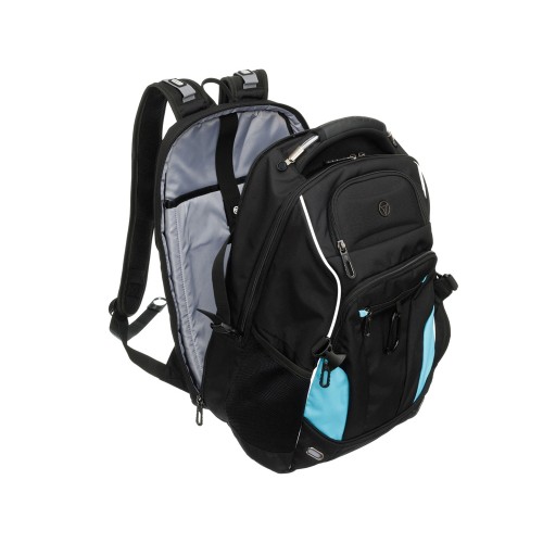 Рюкзак TORBER ПРОРЫВ с отделением для ноутбука 15", чёрный, полиэстер 900D, 34x22x46 см, 34л