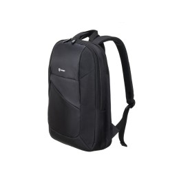 Рюкзак TORBER ВЕКТОР с отделением для ноутбука 15,6'', черный, нейлон, 29 x 8 x 43 см, 10л