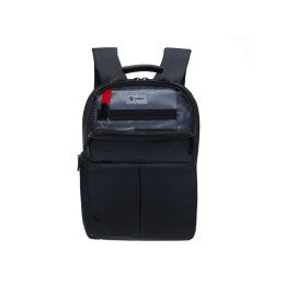 Рюкзак TORBER ВЕКТОР с отделением для ноутбука 14,1'', черный, нейлон, 30 x 10 x 44 см, 11 л