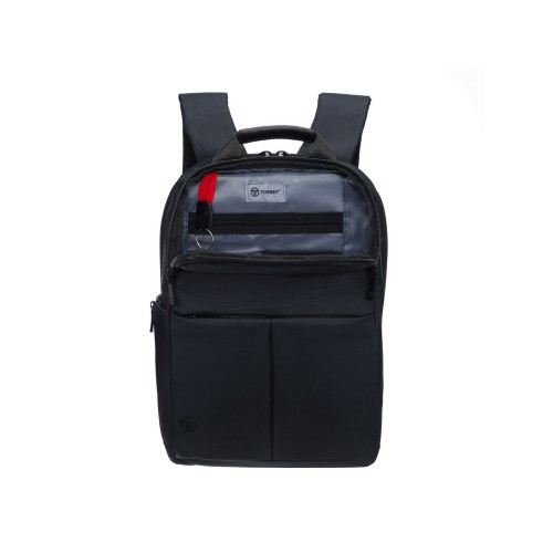 Рюкзак TORBER ВЕКТОР с отделением для ноутбука 14,1'', черный, нейлон, 30 x 10 x 44 см, 11 л