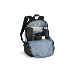 Рюкзак BUGATTI БЛАНК ОБЛЕГЧЕННАЯ | BLANC DELIGHT, чёрный, нейлон RPET600D/тарпаулин/полиэстер, 32х15х45 см, 20 л