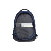 Рюкзак TORBER КЛАСС, черный с синей вставкой, полиэстер 900D, 45 x 32 x 16 см