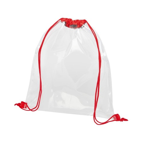 Рюкзак "Lancaster", прозрачный/красный