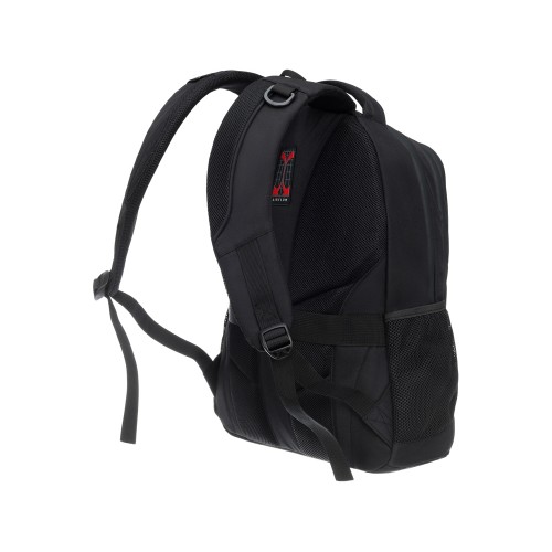 Рюкзак TORBER РАКЕТА с отделением для ноутбука 15", чёрный, полиэстер, 34 х 16,5 х 47 см, 24 л