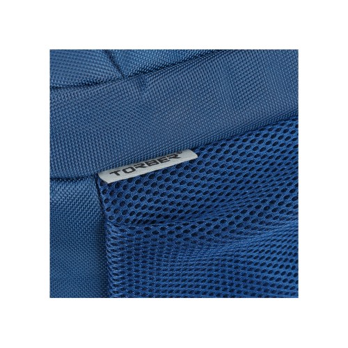 Рюкзак TORBER МЕГАПОЛИС с отделением для ноутбука 15", синий, полиэстер, 46 х 32 x 13 см