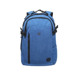 Рюкзак TORBER РИТМ с отделением для ноутбука 15'', синий, полиэстер, 31 x 20 x 47 см, 29 л