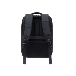 Рюкзак TORBER ВОЯЖ c отделением для ноутбука 17'', черный, полиэстер 900D, 31х17х44 см, 18 л