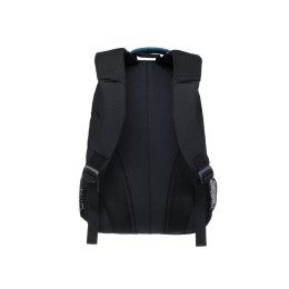 Рюкзак TORBER РАКЕТА с отделением для ноутбука 15.6", чёрный/синий, нейлон, 32 х 14 х 50 см, 22л