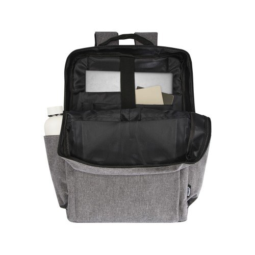 Рюкзак для ноутбука Libra 15” GRS из переработанного материала, 15 л, серый яркий