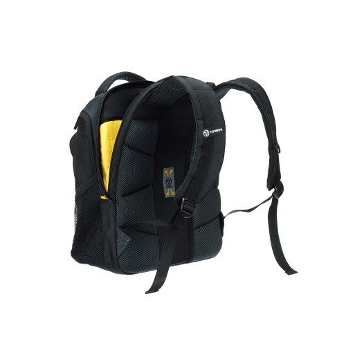 Рюкзак TORBER МЕГАПОЛИС с отделением для ноутбука 15.6", чёрный/серый, полиэстер, 35,5 х 23 х 45 см