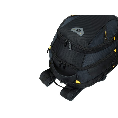 Рюкзак TORBER МЕГАПОЛИС с отделением для ноутбука 15.6", чёрный/серый, полиэстер, 35,5 х 23 х 45 см