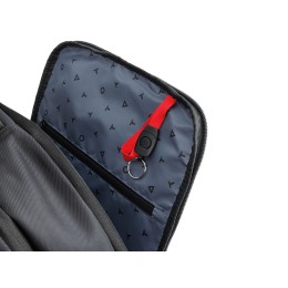 Рюкзак TORBER ВОЯЖ c отделением для ноутбука 17'', черный, полиэстер 900D, 31х17х44 см, 18 л