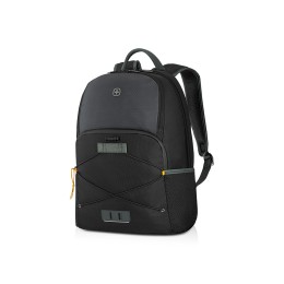 Рюкзак WENGER Trayl 15.6", чёрный, переработанный ПЭТ, 34 x 20 x 45 см, 22 л.