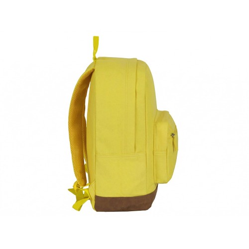 Рюкзак Shammy с эко-замшей для ноутбука 15", желтый