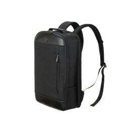 Рюкзак TORBER ВЕКТОР с отделением для ноутбука 15,6'', черный, нейлон, 28 x 40 x 12 см, 13л