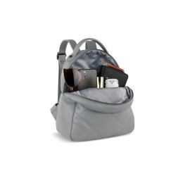 Рюкзак женский BUGATTI КАРА | CARA, серый, полиуретан, 25,5х11х27,5 см, 7 л