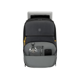 Рюкзак WENGER Move 16", чёрный, переработанный ПЭТ, 33 x 19 x 44 см, 22 л