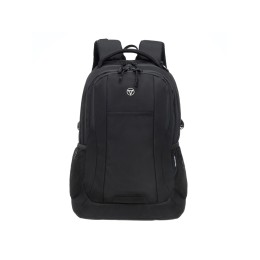 Рюкзак TORBER РАКЕТА с отделением для ноутбука 15", чёрный, полиэстер, 34 х 16,5 х 47 см, 24 л
