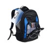 Рюкзак TORBER РАКЕТА с отделением для ноутбука 15", черный/синий, полиэстер, 33х19х45 см, 28 л