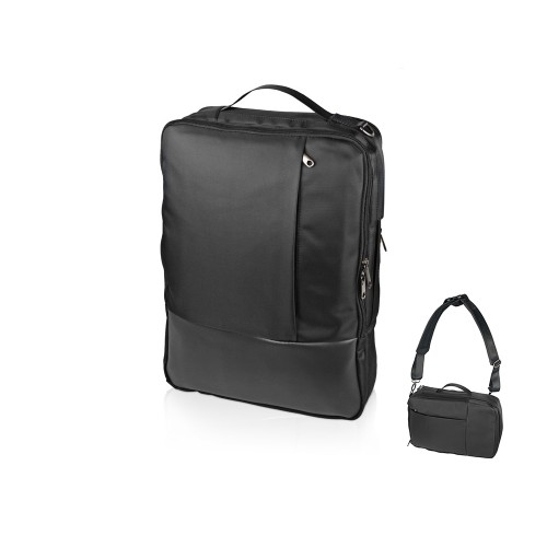 Рюкзак-трансформер «Duty» для ноутбука, черный (без шильда)