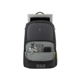 Рюкзак WENGER Trayl 15.6", чёрный, переработанный ПЭТ, 34 x 20 x 45 см, 22 л.