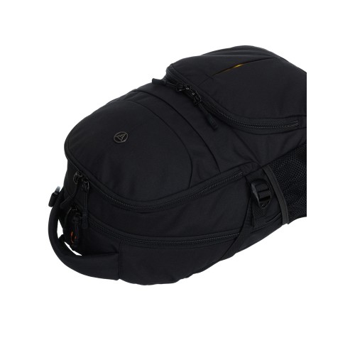 Рюкзак TORBER РАКЕТА, чёрный, полиэстер, 33х15х45 см, 22 л