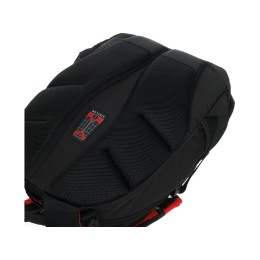 Рюкзак TORBER РАКЕТА с отделением для ноутбука 15", черный/красный, полиэстер, 33х19х45 см, 28 л