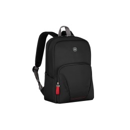 Рюкзак WENGER Motion 15.6", черный, нейлон, 31x17x42 см, 20 л