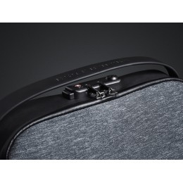 Антикражный рюкзак FlexPackPro для ноутбука 15.6", серый/черный