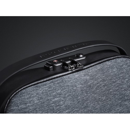 Антикражный рюкзак FlexPackPro для ноутбука 15.6", серый/черный