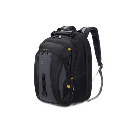 Рюкзак TORBER МЕГАПОЛИС с отделением для ноутбука 15.6", чёрный/серый, полиэстер, 37 х 17 х 45 см