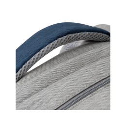 RIVACASE 7567 grey/dark blue рюкзак для ноутбука 17.3" / 6