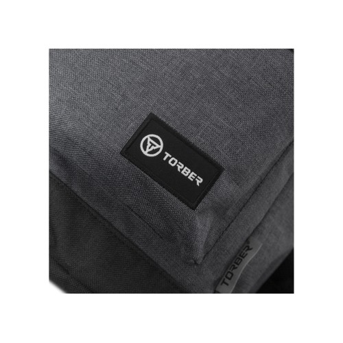 Рюкзак TORBER ГРАФФИТИ, серый, полиэстер меланж, 46 х 29 x 18 см