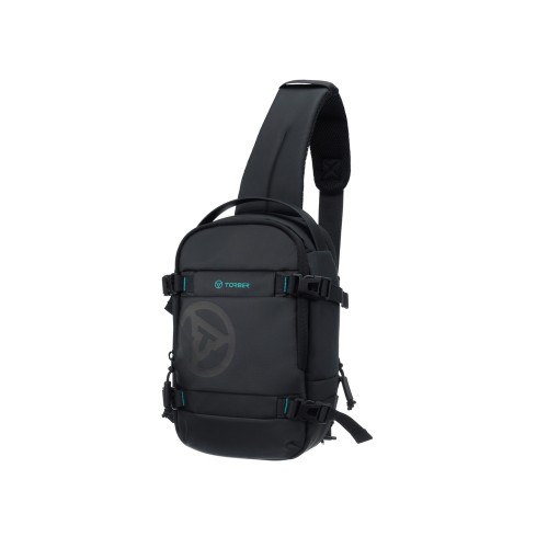 Рюкзак на одно плечо TORBER ЭКСТРИМ, чёрный, 20 х 8 х 31 см, 5л