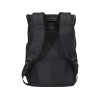 Рюкзак Rhine 15” GRS со сворачивающимся верхом на 18 л из материала, переработанного по стандарту GRS, сплошной черный