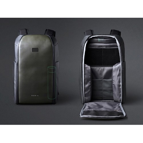 Атикражный рюкзак FlipPack для ноутбука 15.6", черный