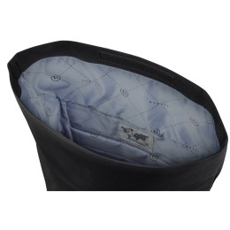 Рюкзак BUGATTI БЛАНК ОБЛЕГЧЕННАЯ | BLANC DELIGHT, чёрный, нейлон RPET600D/тарпаулин/полиэстер, 41х13х46 см, 15 л