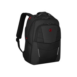 Рюкзак WENGER ALTAIR 15.6", черный, переработанный ПЭТ/Полиэстер, 32х21х44 см, 22 л.