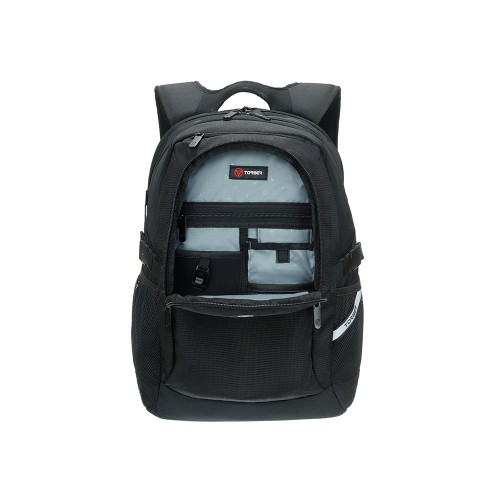 Рюкзак TORBER МЕГАПОЛИС с отделением для ноутбука 16", чёрный, полиэстер, 47 х 34 x 28 см
