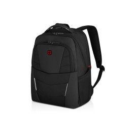 Рюкзак WENGER ALTAIR 15.6", черный, переработанный ПЭТ/Полиэстер, 32х21х44 см, 22 л.