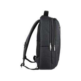 Рюкзак мужской BUGATTI СЕРА | SERA 15'', антрацитовый, полиэстер, 32х12х46 см, 16 л