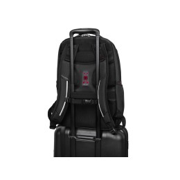 Рюкзак WENGER Cosmic 17", чёрный, переработанный ПЭТ/ПВХ/полиэстер, 34 x 23 x 49 см, 30 л