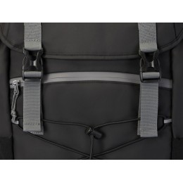 Водонепроницаемый рюкзак Aqua для ноутбука с диагональю экрана 15,6 дюйма, сплошной черный