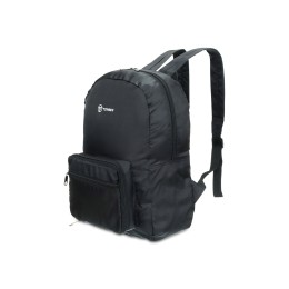 Рюкзак складной TORBER, черный, полиэстер, 49x33x12 см