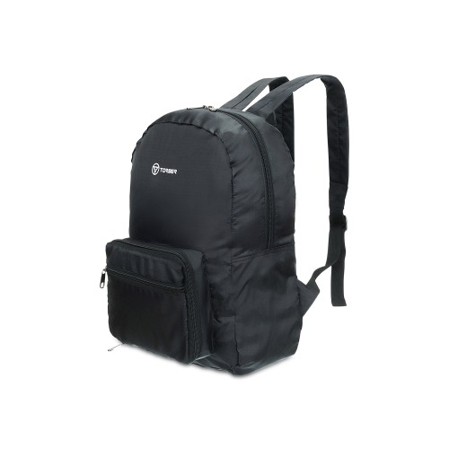 Рюкзак складной TORBER, черный, полиэстер, 49x33x12 см