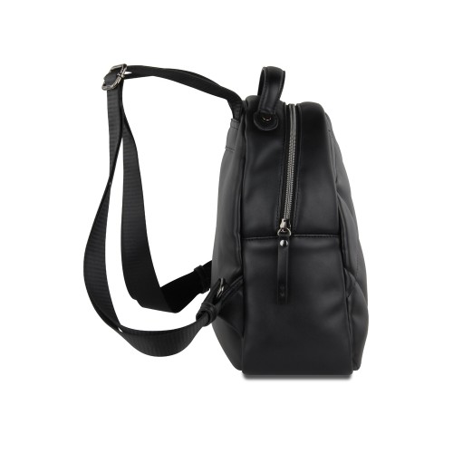 Рюкзак женский BUGATTI КАРА | CARA, чёрный, полиуретан, 25,5х11х27,5 см, 7 л