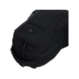 Рюкзак TORBER РАКЕТА с отделением для ноутбука 15", чёрный, полиэстер, 34 х 16,5 х 47 см, 24 л