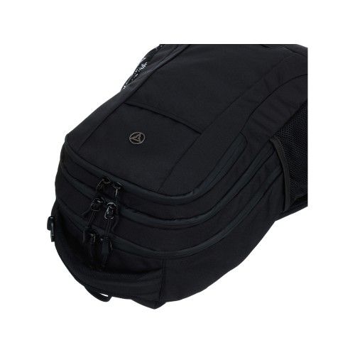 Рюкзак TORBER РАКЕТА с отделением для ноутбука 15", чёрный, полиэстер, 34 х 16,5 х 47 см, 24 л